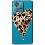 Прозрачный чехол BoxFace Motorola Edge 40 Neo Wild Love