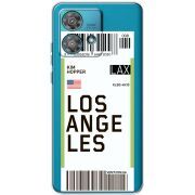 Прозрачный чехол BoxFace Motorola Edge 40 Neo Ticket Los Angeles