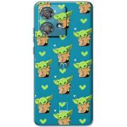 Прозрачный чехол BoxFace Motorola Edge 40 Neo Pattern Baby Yoda