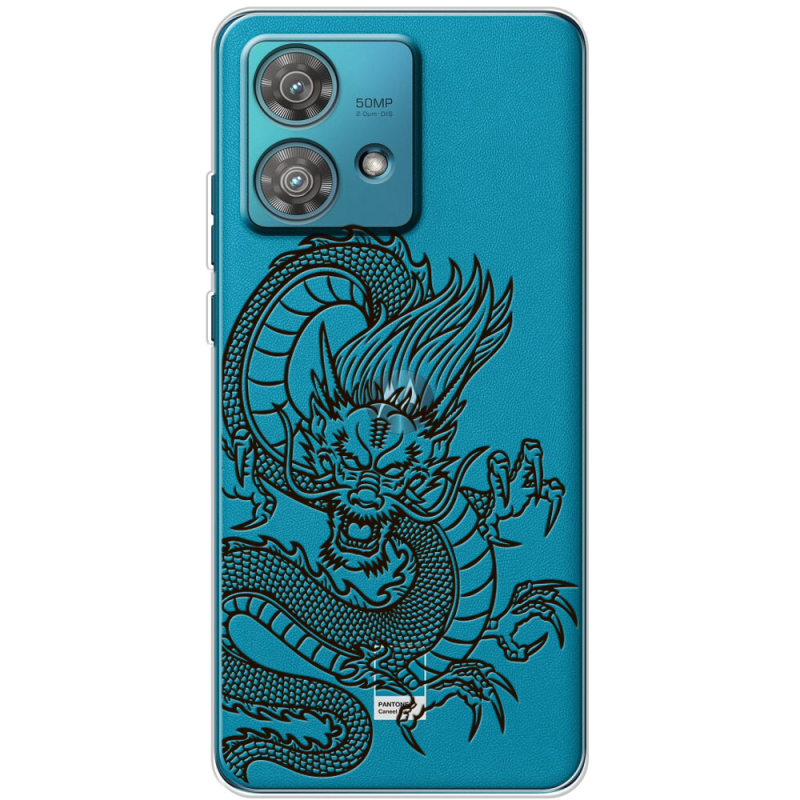 Прозрачный чехол BoxFace Motorola Edge 40 Neo Chinese Dragon