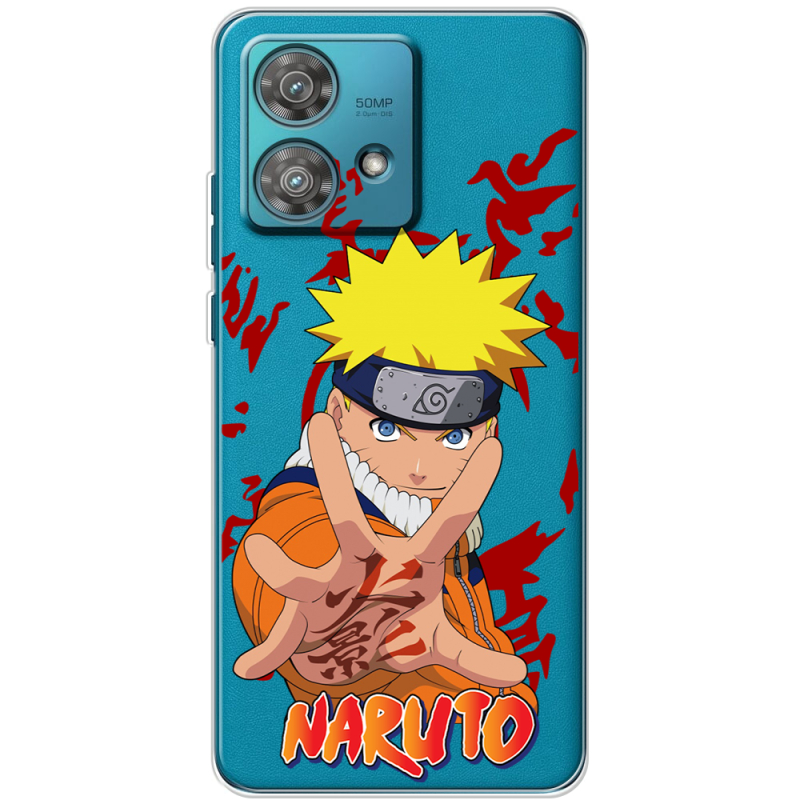 Прозрачный чехол BoxFace Motorola Edge 40 Neo Naruto