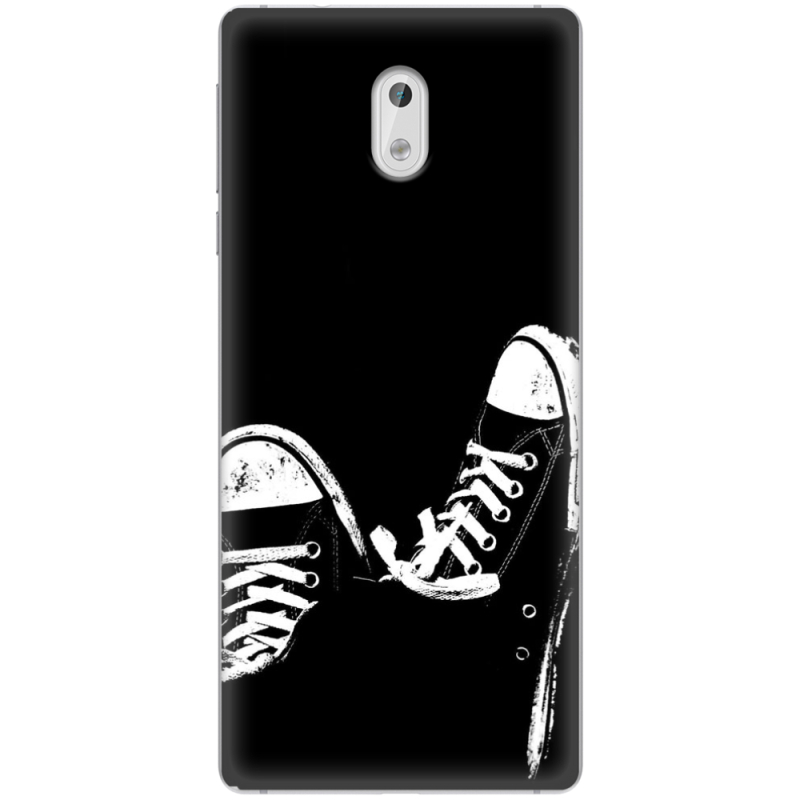 Чехол Uprint Nokia 3 Black Sneakers