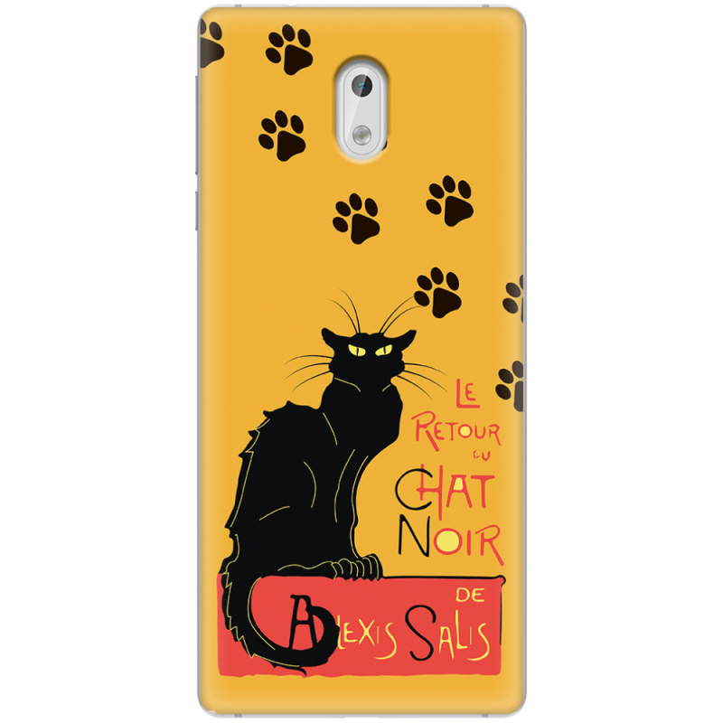 Чехол Uprint Nokia 3 Noir Cat