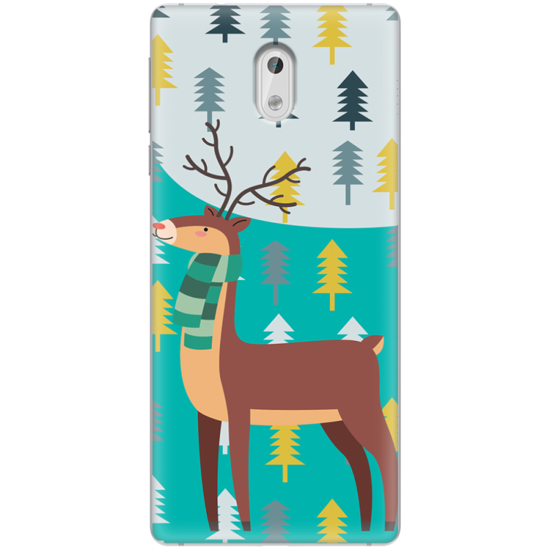 Чехол Uprint Nokia 3 Foresty Deer