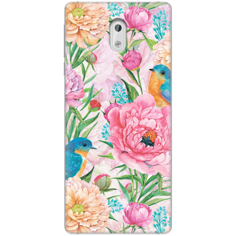 Чехол Uprint Nokia 3 Birds in Flowers