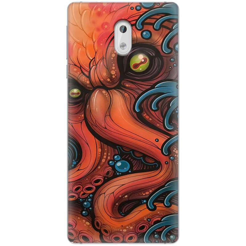 Чехол Uprint Nokia 3 Octopus