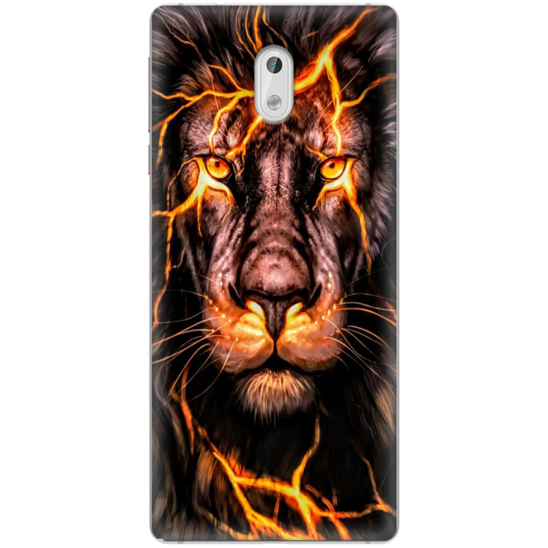 Чехол Uprint Nokia 3 Fire Lion