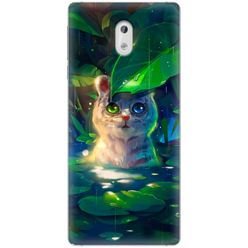 Чехол Uprint Nokia 3 White Tiger Cub