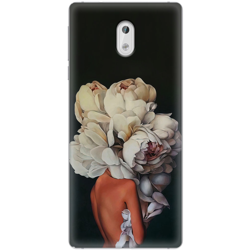 Чехол Uprint Nokia 3 Exquisite White Flowers