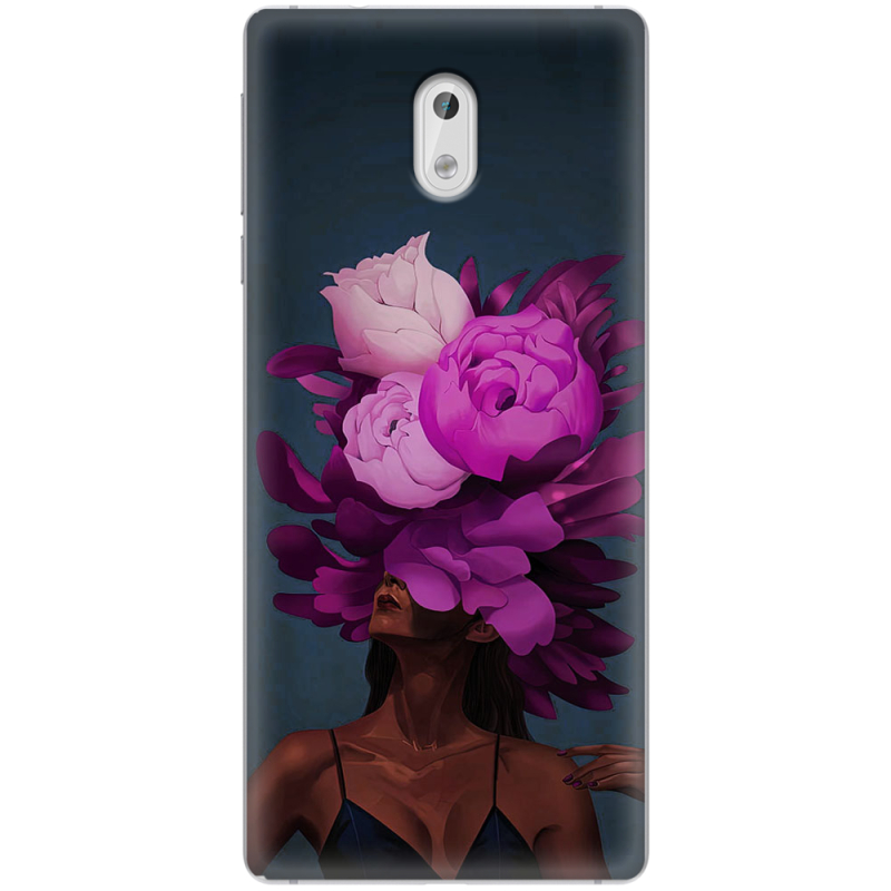 Чехол Uprint Nokia 3 Exquisite Purple Flowers