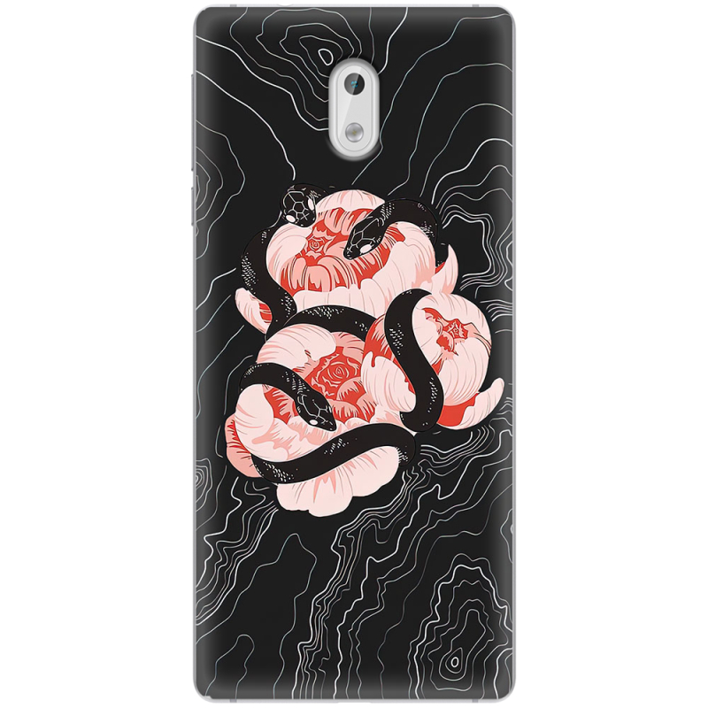 Чехол Uprint Nokia 3 Snake Rose