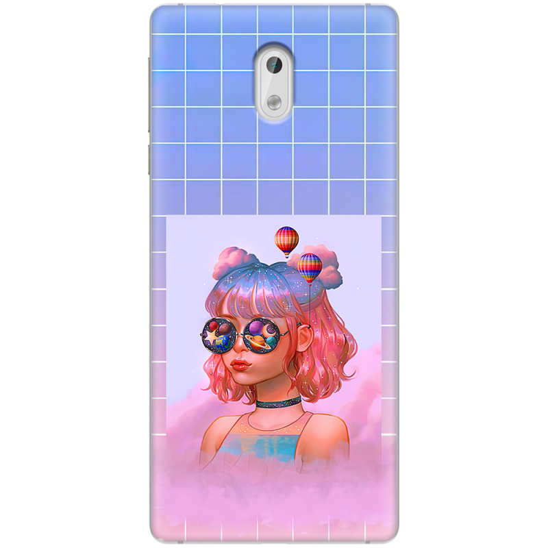 Чехол Uprint Nokia 3 Girl in the Clouds