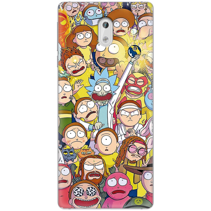 Чехол Uprint Nokia 3 Rick and Morty