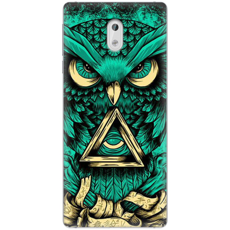 Чехол Uprint Nokia 3 Masonic Owl