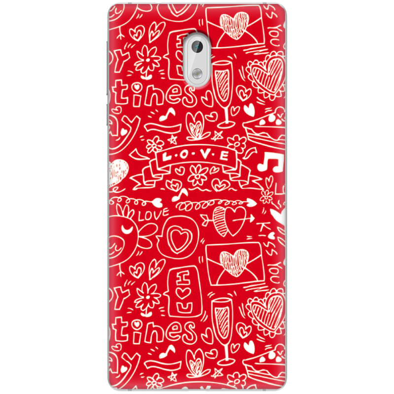 Чехол Uprint Nokia 3 Happy Valentines