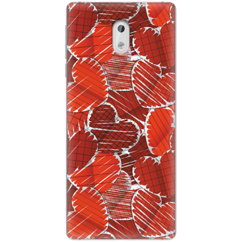 Чехол Uprint Nokia 3 Heart Strings