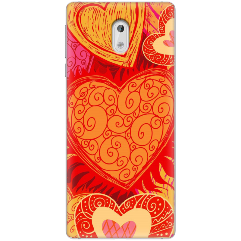 Чехол Uprint Nokia 3 Warm Hearts