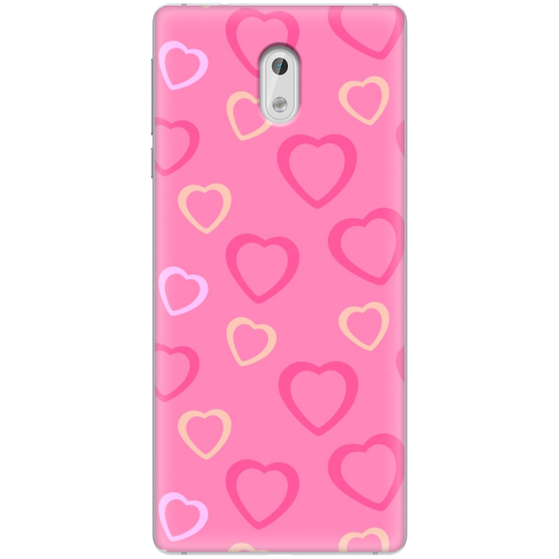 Чехол Uprint Nokia 3 Sugar Hearts