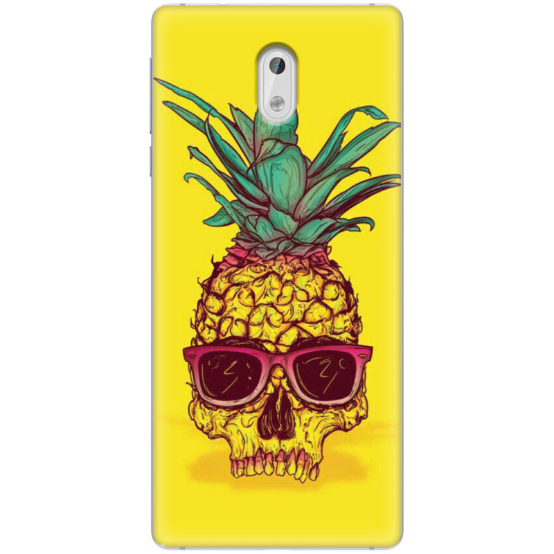 Чехол Uprint Nokia 3 Pineapple Skull