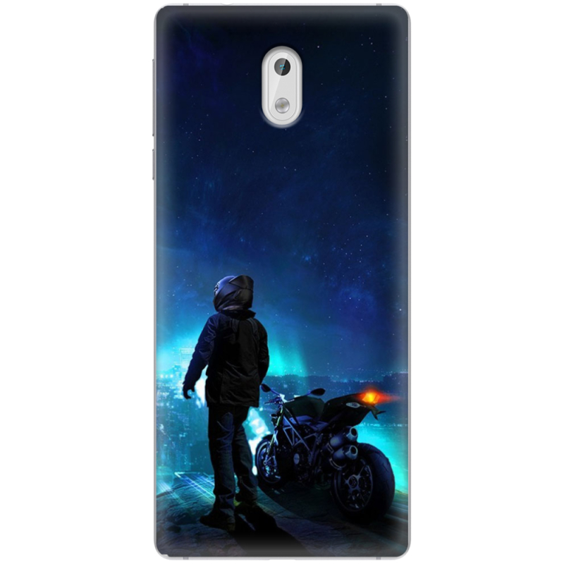 Чехол Uprint Nokia 3 Motorcyclist