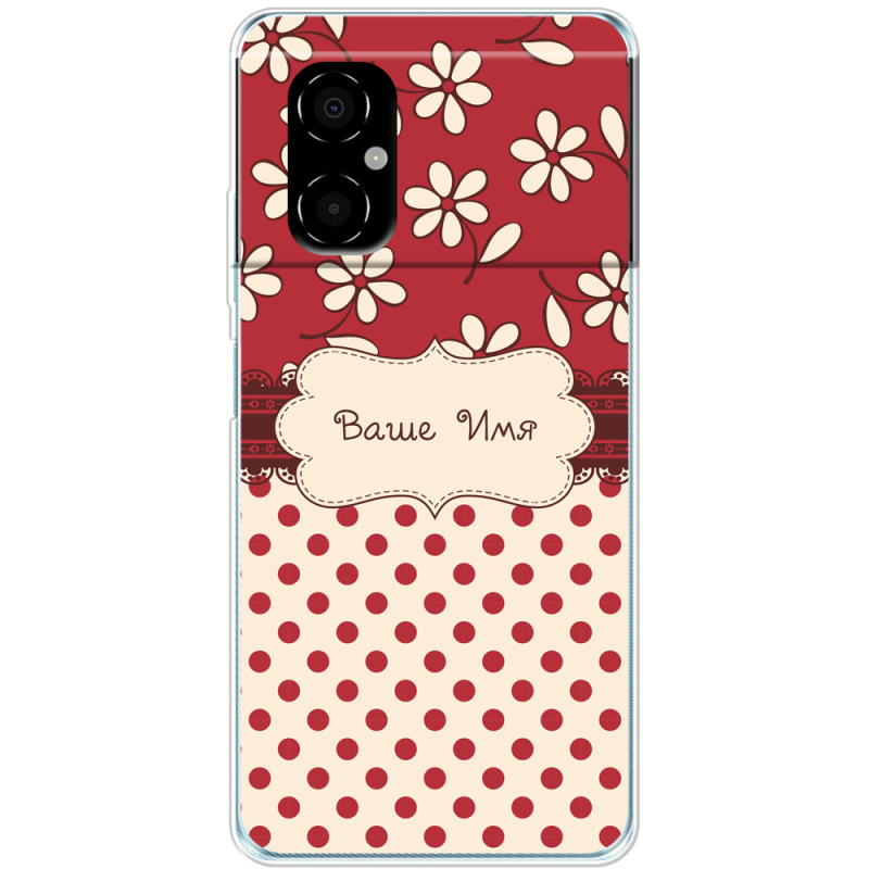 Чехол BoxFace Xiaomi Poco M4 5G Именной Polka Dots