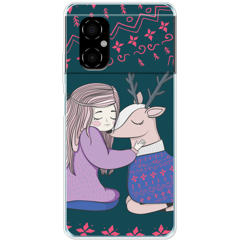 Чехол BoxFace Xiaomi Poco M4 5G Girl and deer