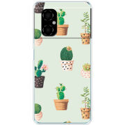 Чехол BoxFace Xiaomi Poco M4 5G L-green Cacti