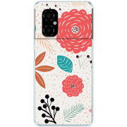 Чехол BoxFace Xiaomi Poco M4 5G Line Flowers