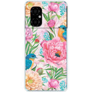 Чехол BoxFace Xiaomi Poco M4 5G Birds in Flowers