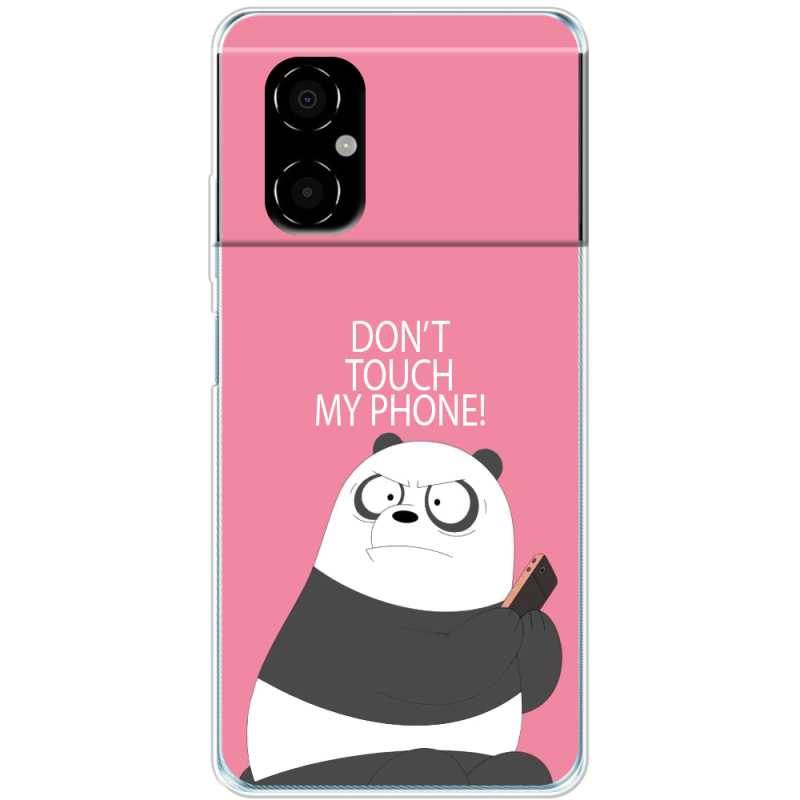 Чехол BoxFace Xiaomi Poco M4 5G Dont Touch My Phone Panda