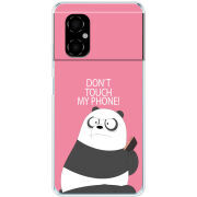 Чехол BoxFace Xiaomi Poco M4 5G Dont Touch My Phone Panda