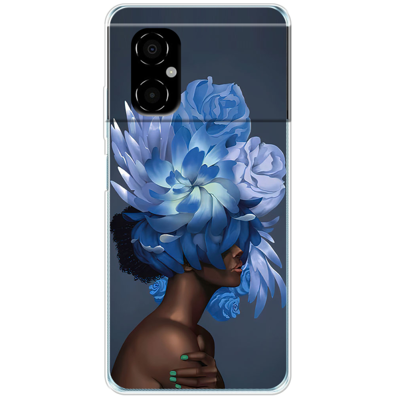 Чехол BoxFace Xiaomi Poco M4 5G Exquisite Blue Flowers