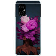 Чехол BoxFace Xiaomi Poco M4 5G Exquisite Purple Flowers