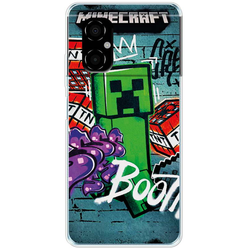 Чехол BoxFace Xiaomi Poco M4 5G Minecraft Graffiti