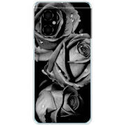 Чехол BoxFace Xiaomi Poco M4 5G Black and White Roses