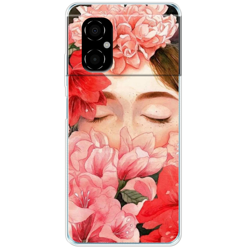 Чехол BoxFace Xiaomi Poco M4 5G Girl in Flowers