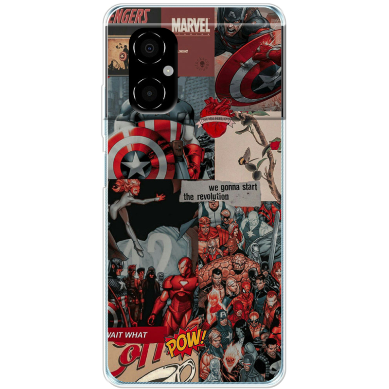 Чехол BoxFace Xiaomi Poco M4 5G Marvel Avengers