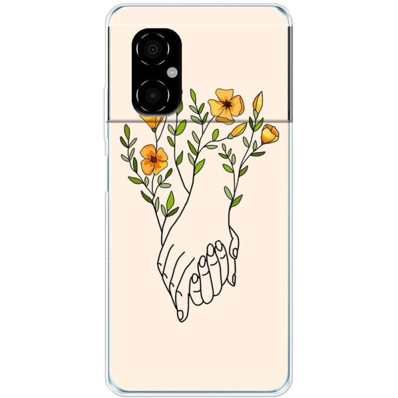 Чехол BoxFace Xiaomi Poco M4 5G Flower Hands