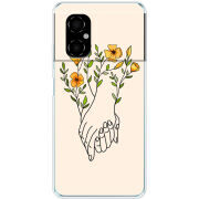 Чехол BoxFace Xiaomi Poco M4 5G Flower Hands