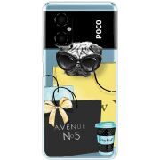 Прозрачный чехол BoxFace Xiaomi Poco M4 5G Fashion Pug