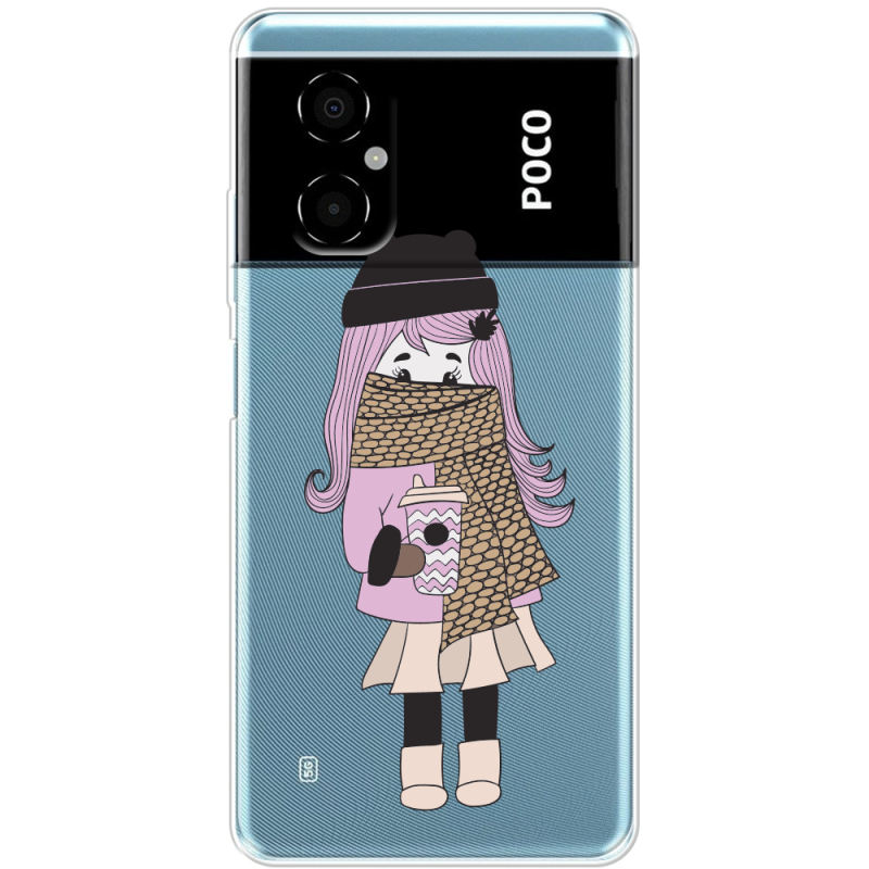 Прозрачный чехол BoxFace Xiaomi Poco M4 5G Winter Morning Girl