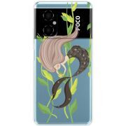 Прозрачный чехол BoxFace Xiaomi Poco M4 5G Cute Mermaid