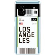 Прозрачный чехол BoxFace Xiaomi Poco M4 5G Ticket Los Angeles