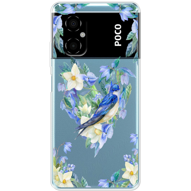 Прозрачный чехол BoxFace Xiaomi Poco M4 5G Spring Bird