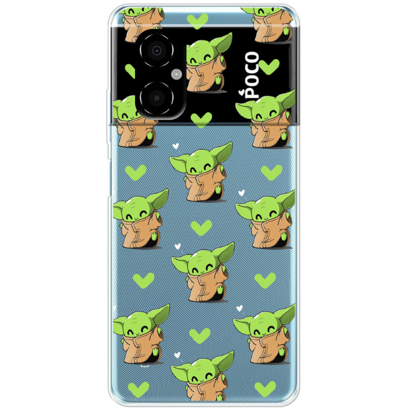 Прозрачный чехол BoxFace Xiaomi Poco M4 5G Pattern Baby Yoda