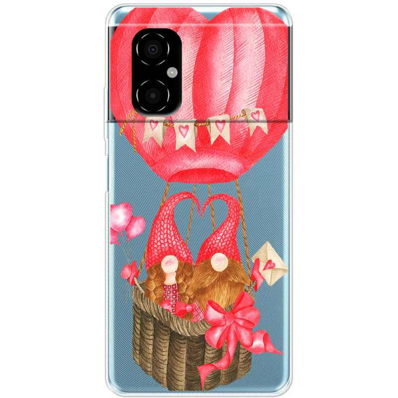 Прозрачный чехол BoxFace Xiaomi Poco M4 5G Valentine Dwarfs