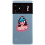 Прозрачный чехол BoxFace Xiaomi Poco M4 5G Selena Gomez