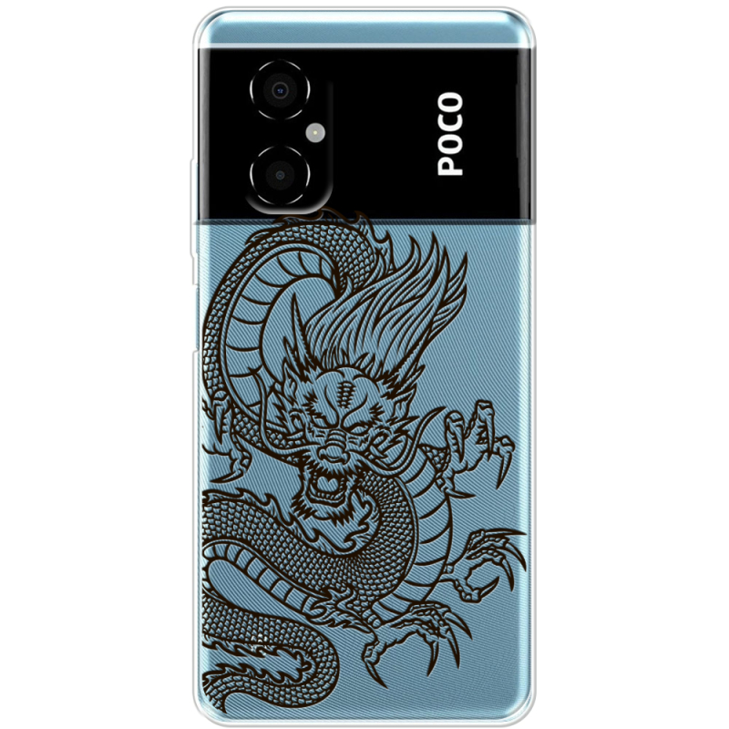 Прозрачный чехол BoxFace Xiaomi Poco M4 5G Chinese Dragon