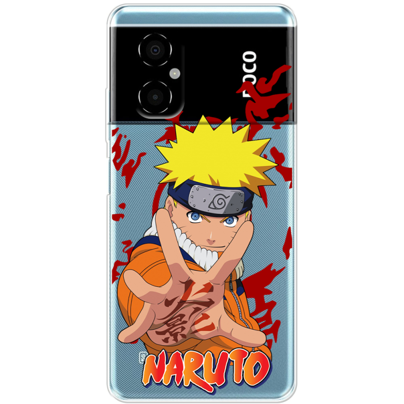 Прозрачный чехол BoxFace Xiaomi Poco M4 5G Naruto