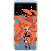 Прозрачный чехол BoxFace Xiaomi Poco M4 5G Naruto and Kurama